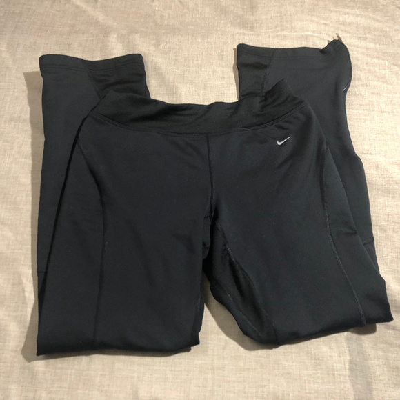 Womens Nike Dri Fit Black Pants, size Small, - Picture 1 of 8